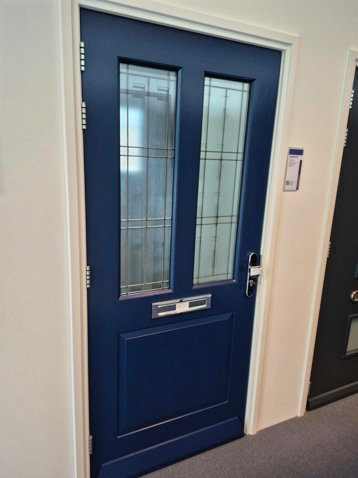 93x211,5cm voordeur isolatie incl thermopane glasinlood SR8