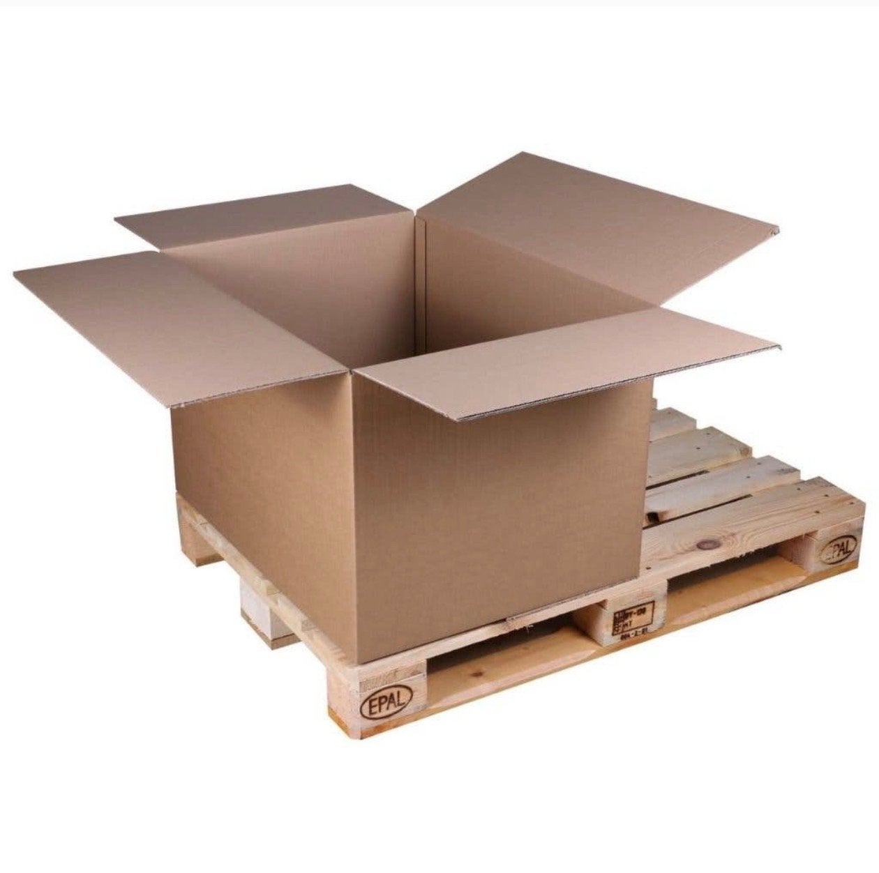 Palletdozen 780x580x500 mm - Passen 2 op Europallet, Doos, 60 cm of meer, Nieuw, 75 tot 100 cm