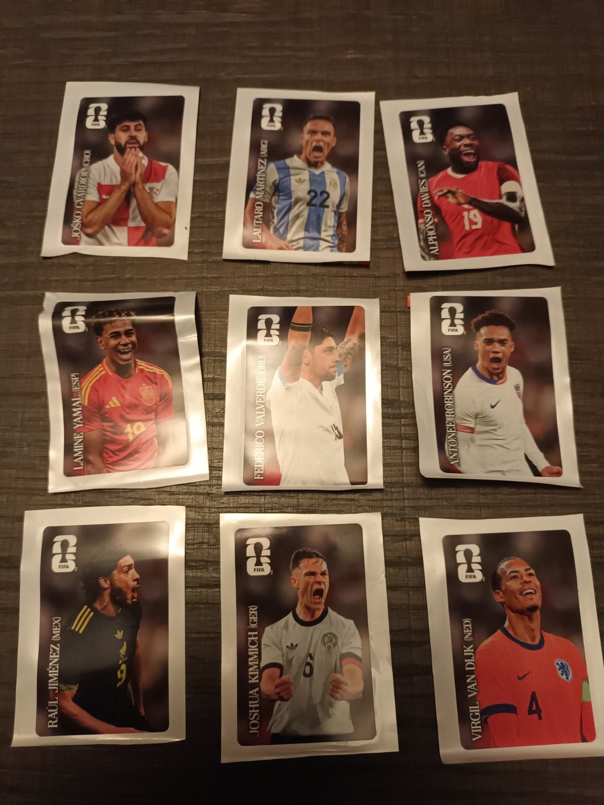 9 panini wk 2026 coca cola stickers, Ophalen of Verzenden, Nieuw, Meerdere stickers