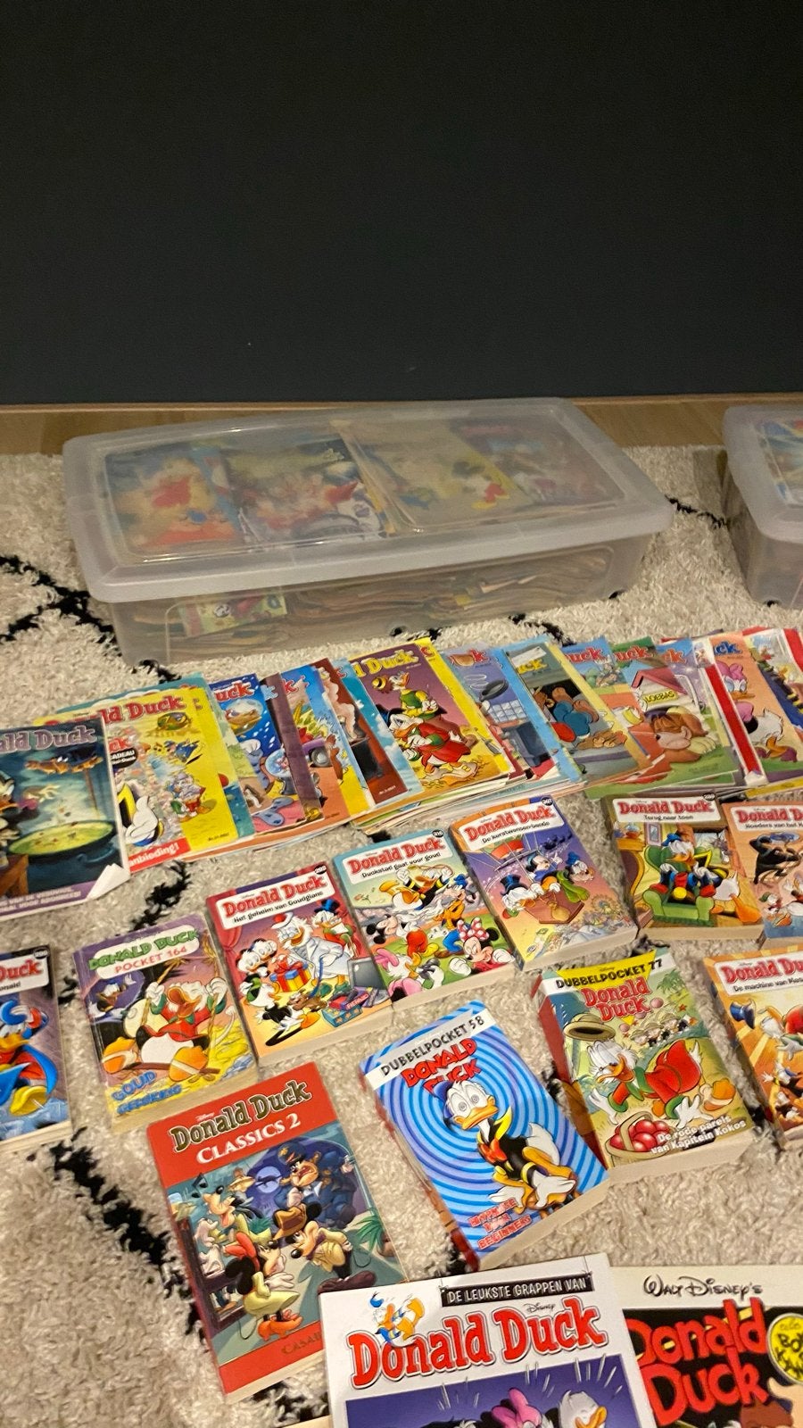 Grote collectie Donald Duck stripboeken en pockets, Boeken, Meerdere stripboeken, Ophalen of Verzenden, Gelezen