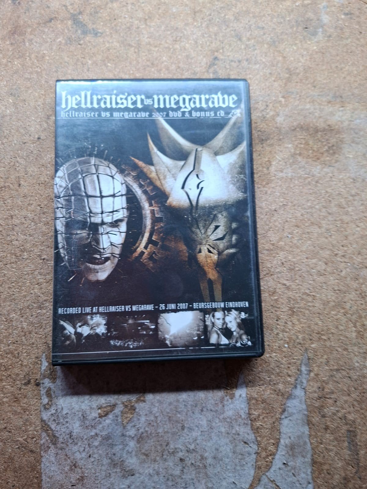 Hellraiser vs Megarave 2007 DVD & Bonus CD, Cd's en Dvd's, Gebruikt, Hardcore, Inclusief DVD, Overige typen