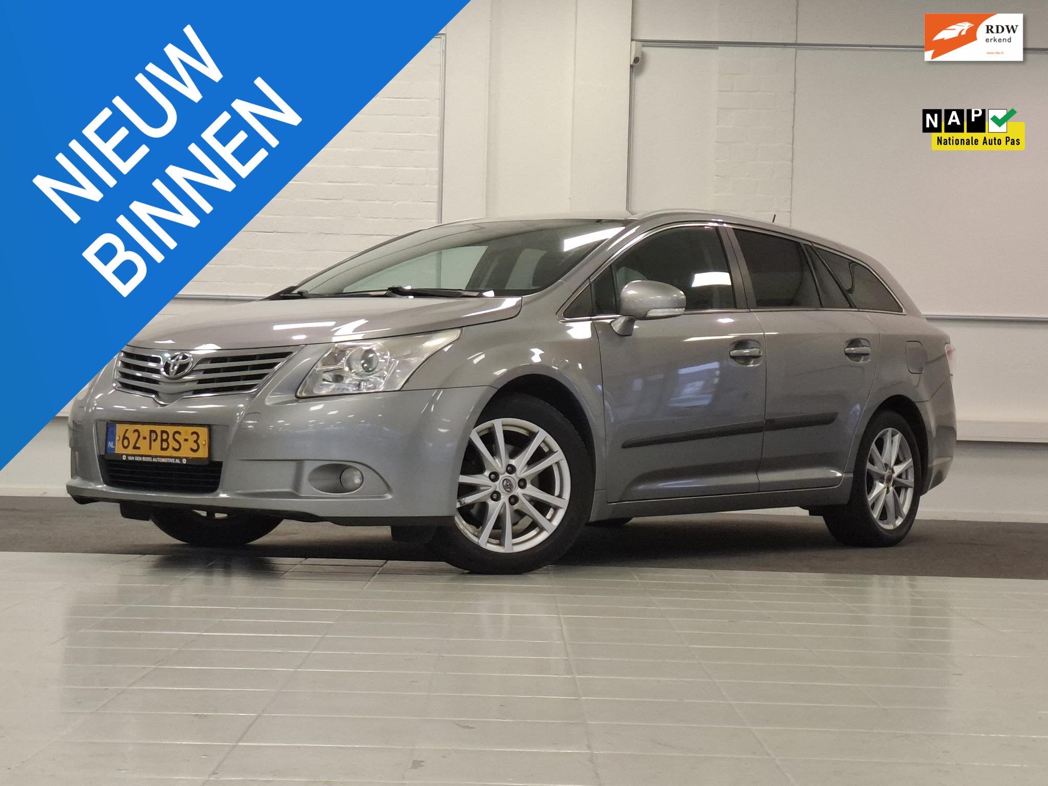 Toyota Avensis Wagon 1.8 VVTi Business Export bak maakt gelu, Euro 5, 4 cilinders, Origineel Nederlands, Handgeschakeld