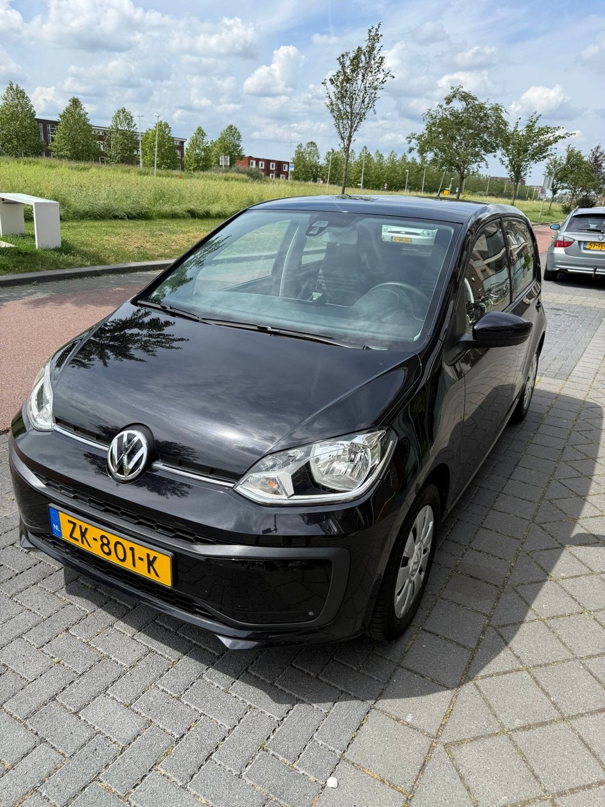 Volkswagen up! 1.0 60PK 5D BMT 2019 Zwart, Auto's, Voorwielaandrijving, Up!, 4 stoelen, Zwart