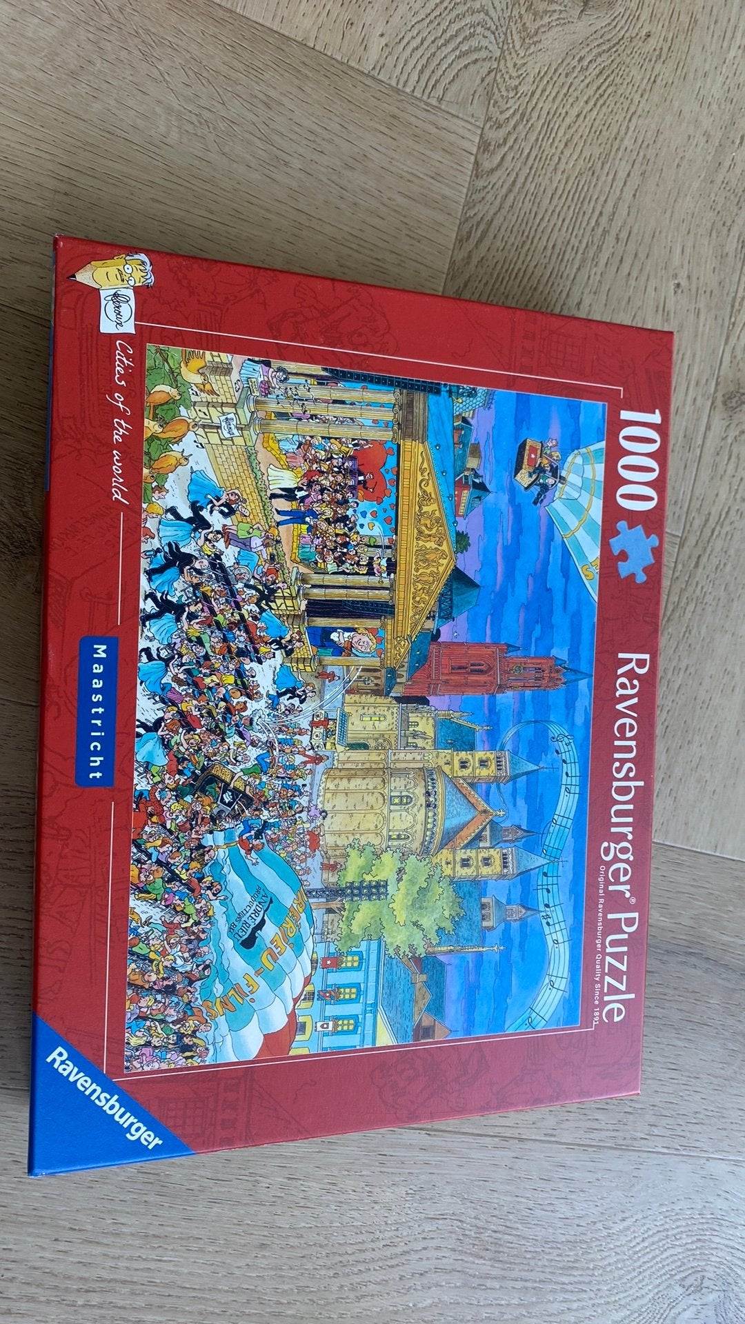 Jan van haasteren Maastricht, Hobby en Vrije tijd, Denksport en Puzzels, Ophalen of Verzenden, 500 t/m 1500 stukjes, Zo goed als nieuw