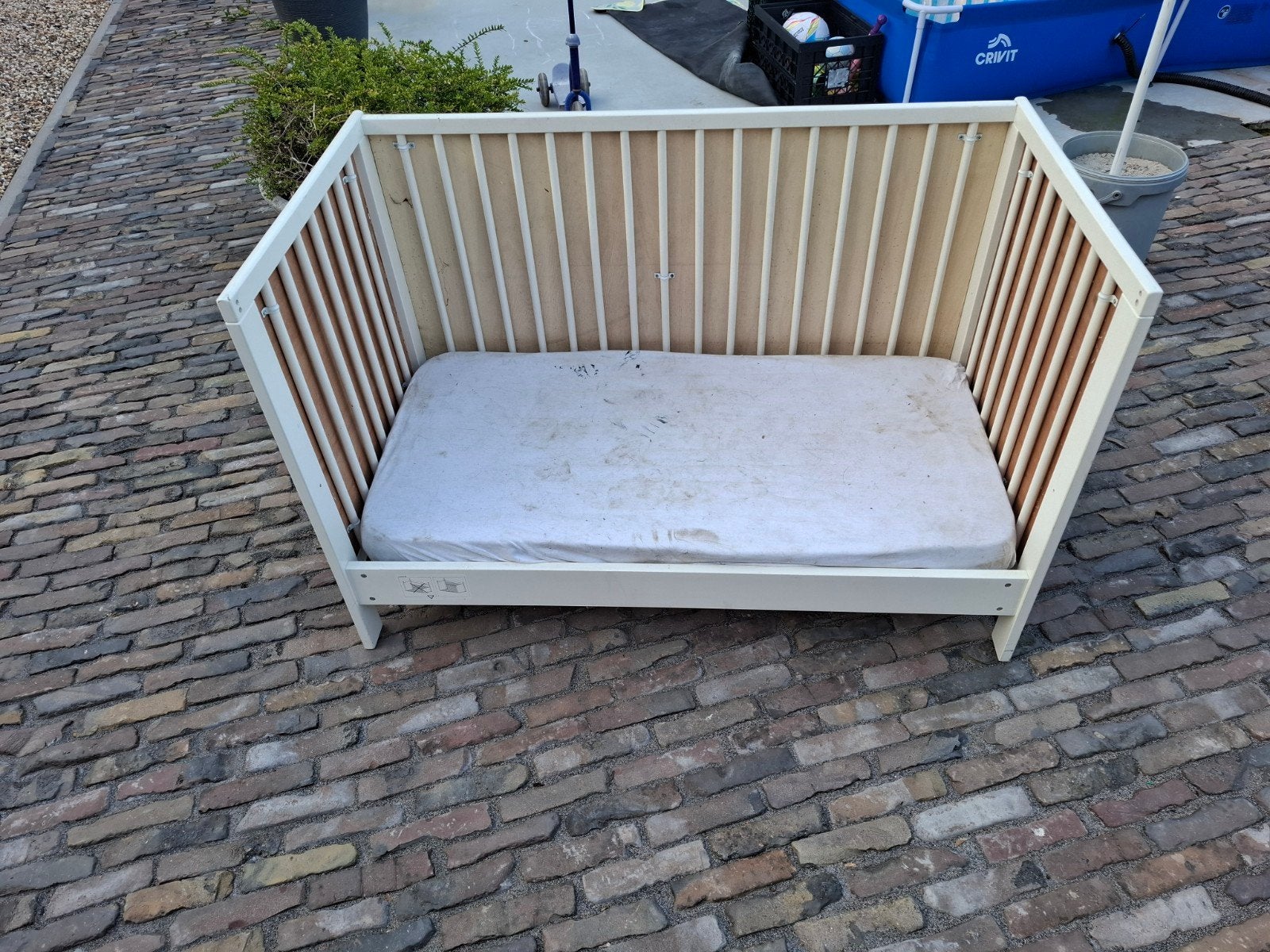 Hondenmand, Ophalen, Riet
