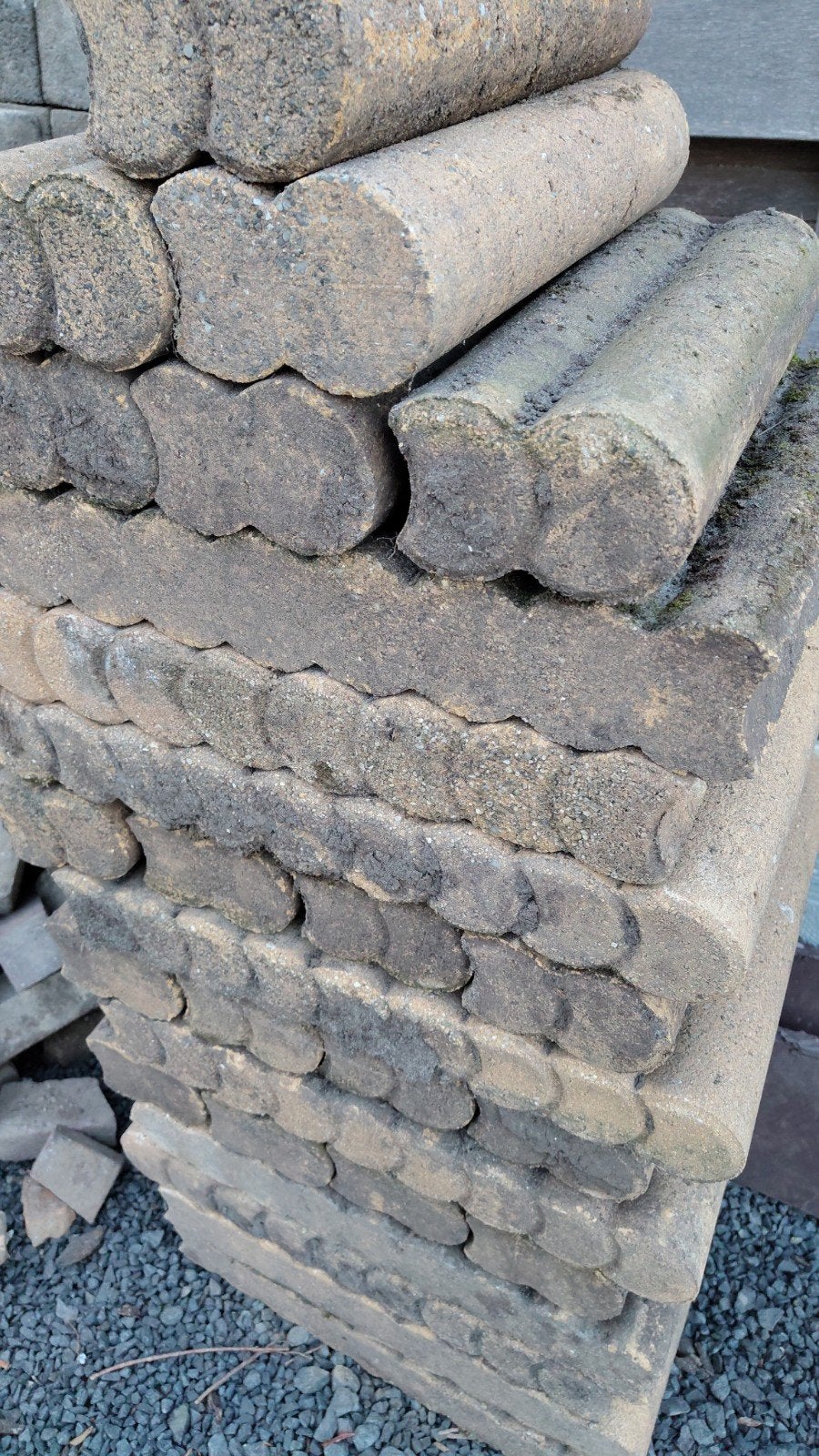 Opsluitbanden 35 cm hoog, div. breedtes - gratis af te hal, Ophalen, Gebruikt, Beton, Overige typen
