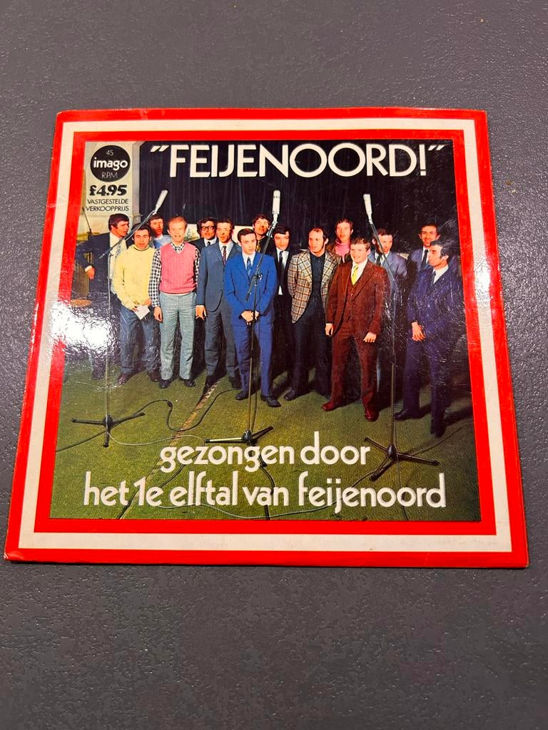 Feijenoord! Gezongen door het 1e elftal van Feijenoord, Gebruikt, 7 inch, Single, Ophalen of Verzenden