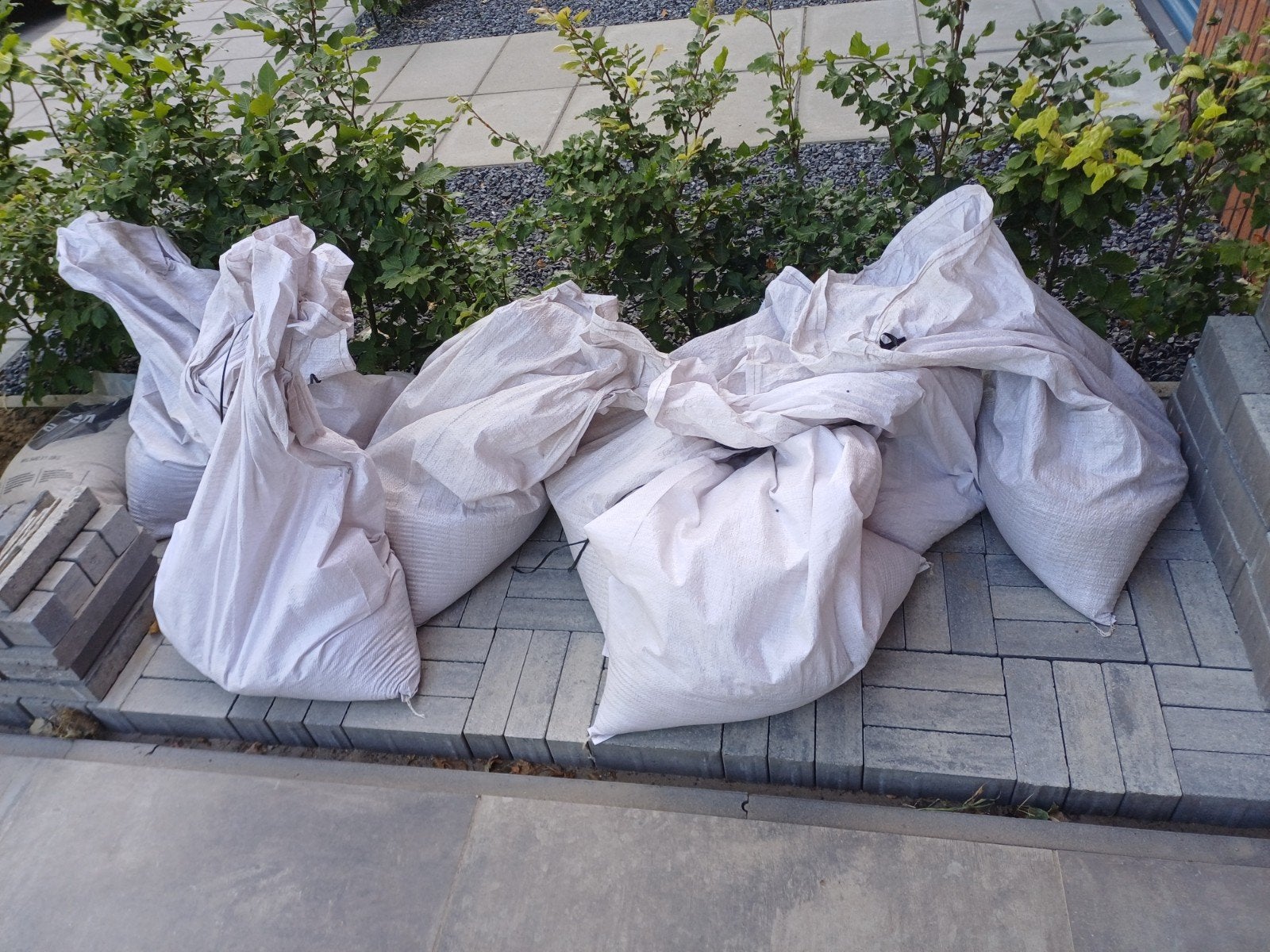 Ophoogzand in zakken, Tuin en Terras, Ophalen, Gebruikt, Ophoogzand