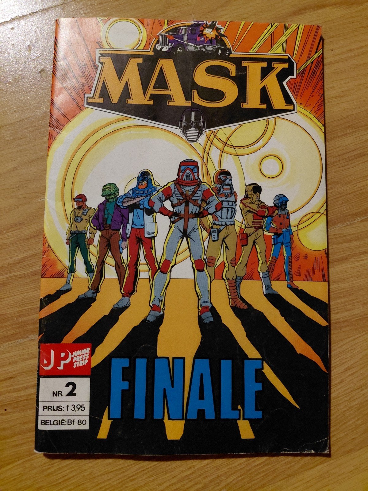 MASK comic JP Junior Press NL uitgave, Eén comic, Ophalen of Verzenden, Gelezen, Europa