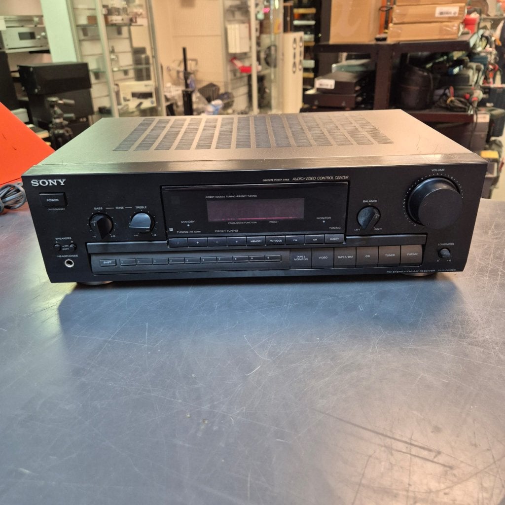 SONY STR-GX390 stereo versterker 2x50 watt | met Phono, Audio, Tv en Foto, Versterkers en Receivers, Sony, Zo goed als nieuw, Support@sony.com