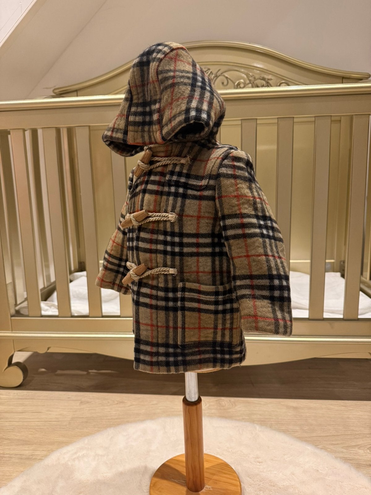 Burberry jas wol, Ophalen of Verzenden, Zo goed als nieuw, Jongetje of Meisje, Jasje