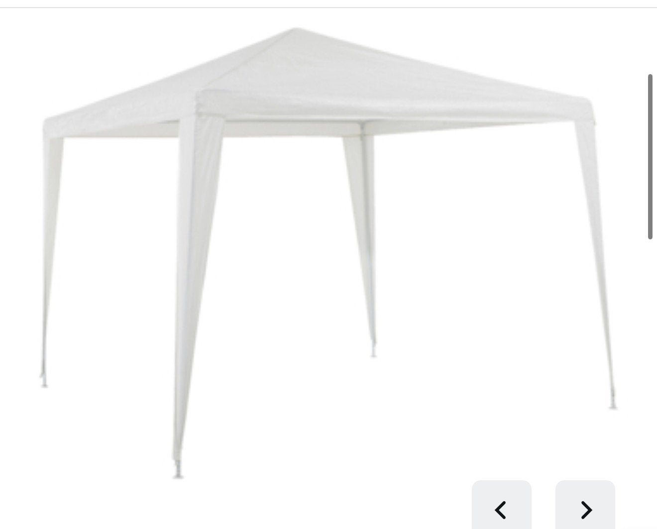 Nieuwe party tent 2,75m bij 2,75m, Ophalen of Verzenden, Zo goed als nieuw, Minder dan 5 meter