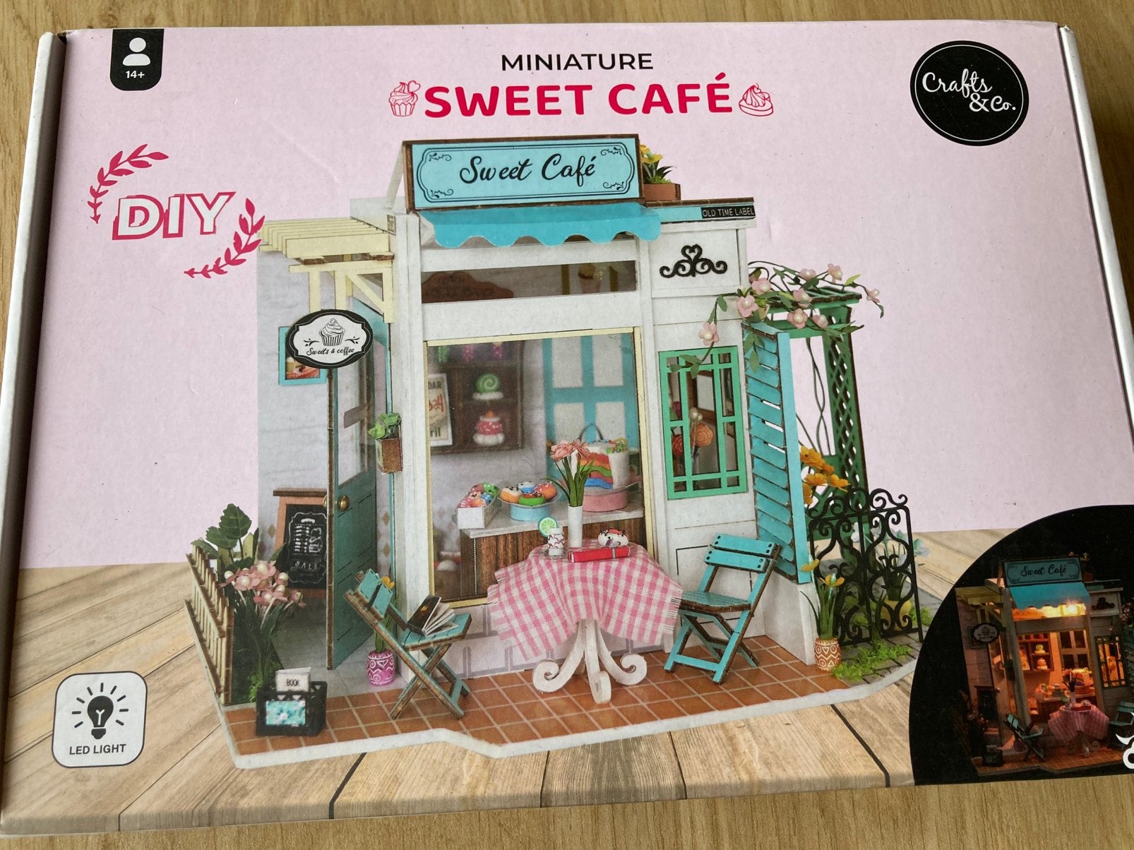 Miniatuurpakket Sweet cafe, Ophalen of Verzenden, Nieuw, Knutselwerk