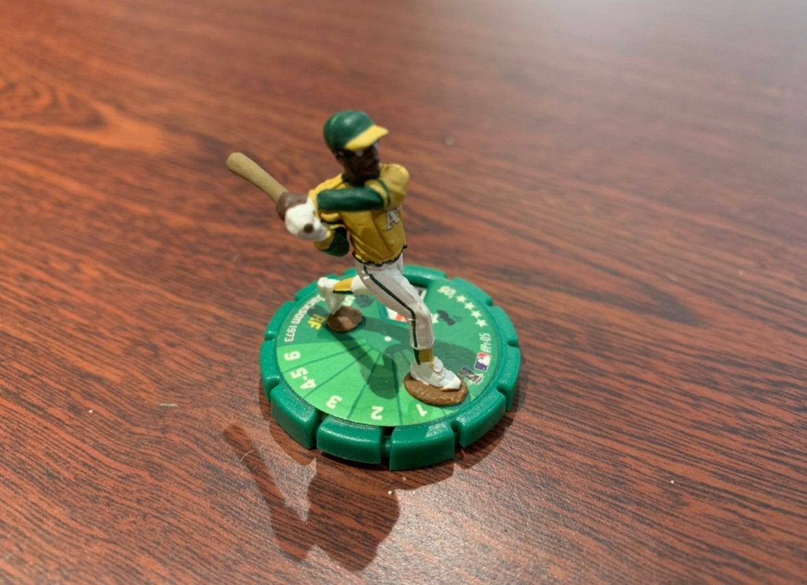 Reggie Jackson baseball miniatuur Sportsclix honkbal figuur, Ophalen of Verzenden, Zo goed als nieuw, Honkbal, Overige typen