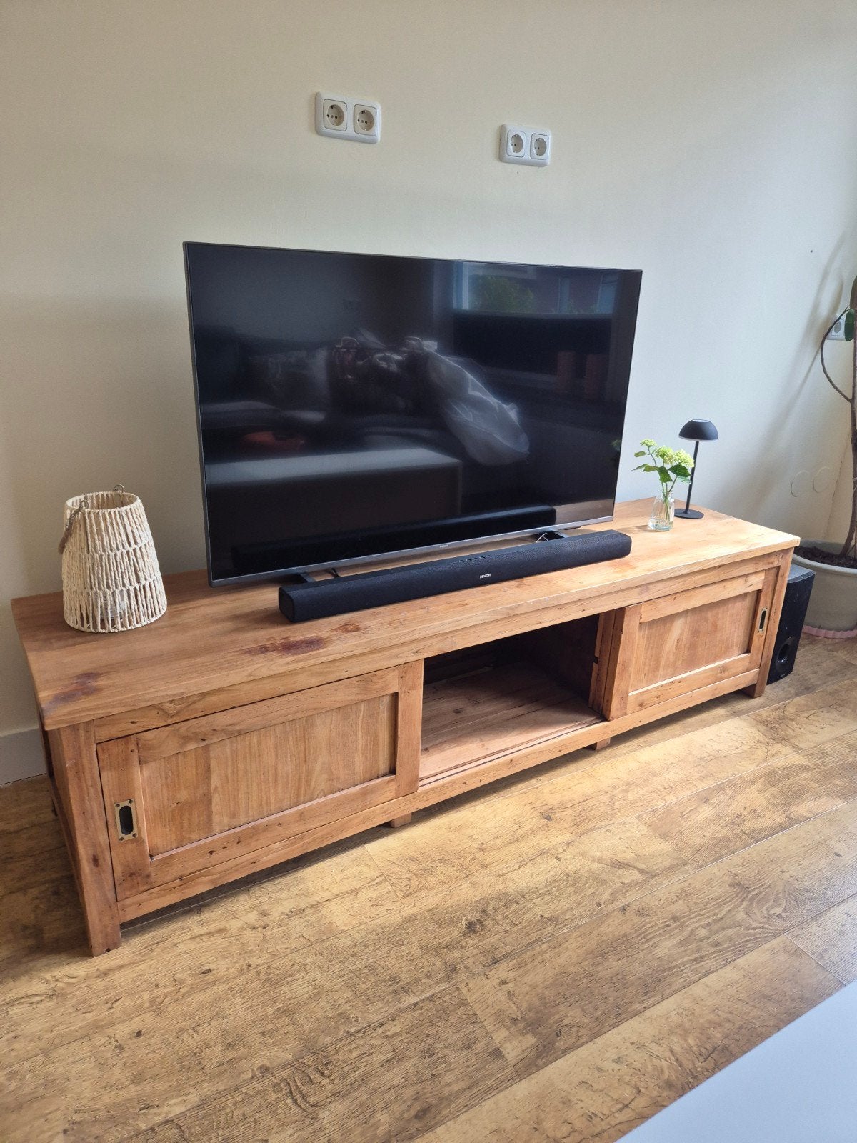 televisiemeubel, Huis en Inrichting, Kasten | Televisiemeubels, Ophalen, Gebruikt, 150 tot 200 cm, Minder dan 100 cm