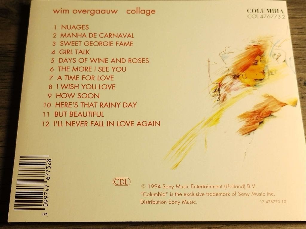 Wim Overgaauw ‎– Collage, Cd's en Dvd's, Ophalen of Verzenden, Zo goed als nieuw, Jazz