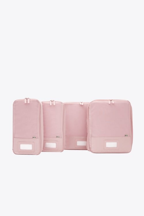 Tassen - Béis The Compression Packing Cubes 4 pc | roze, Niet ingevuld, Nieuw, Ophalen of Verzenden, Roze