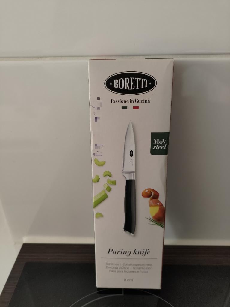 Paring knife Boretti, Ophalen of Verzenden, Nieuw, Rvs of Chroom
