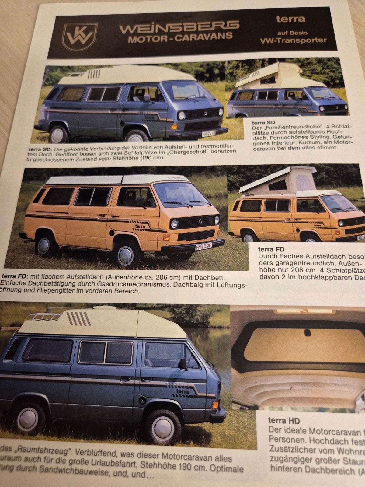 Weinsberg camper Volkswagen bus T3 hefdak hardcover top izgs, Ophalen of Verzenden, Zo goed als nieuw, Volkswagen