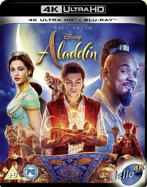Blu-ray 4K: Disney's Aladdin (2019 Will Smith Mena Massoud)K, Ophalen of Verzenden, Nieuw in verpakking, 4K Ultra HD Blu-ray, Avontuur