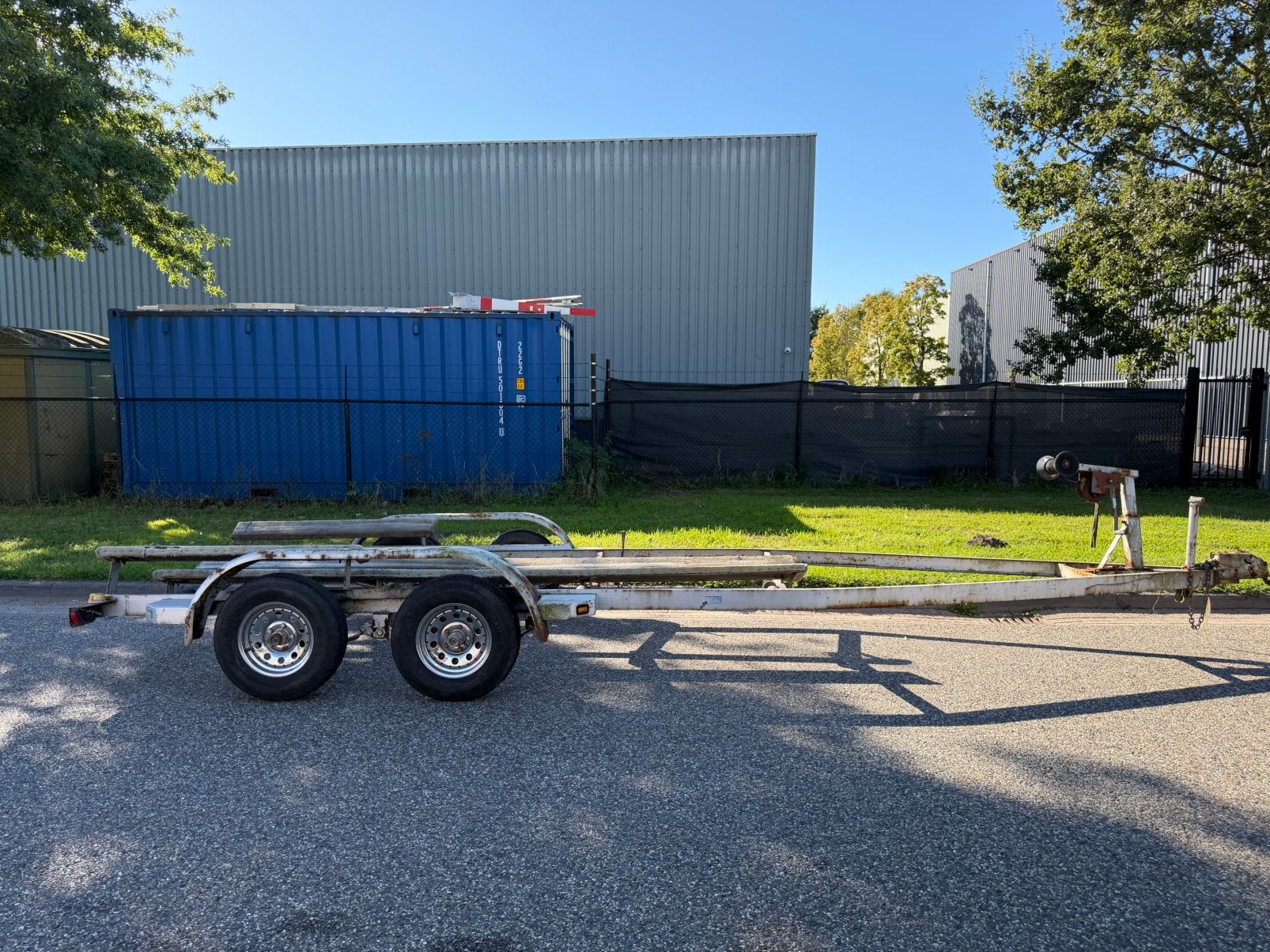 Dubbel-as boottrailer, Ophalen, Gebruikt, 1500 tot 3000 kg, Minder dan 6 meter