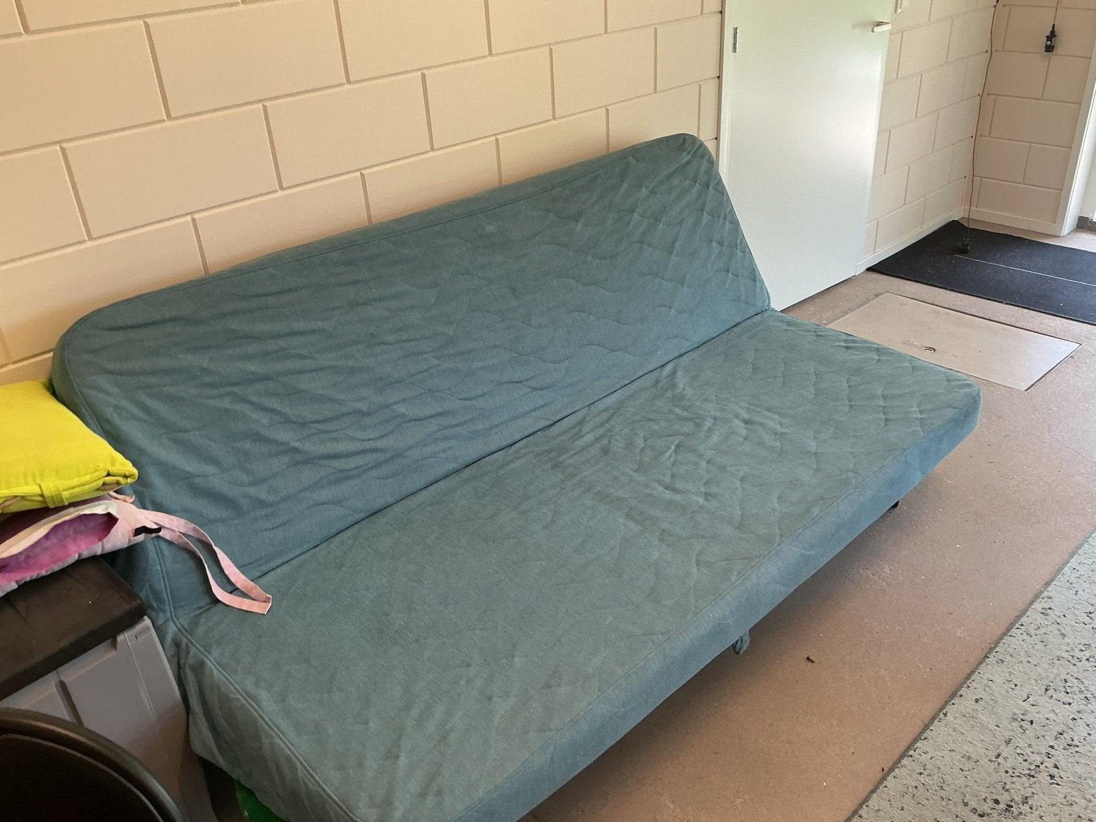 Slaapbank Ikea Gratis, Ophalen, Gebruikt, Blauw, Tweepersoons
