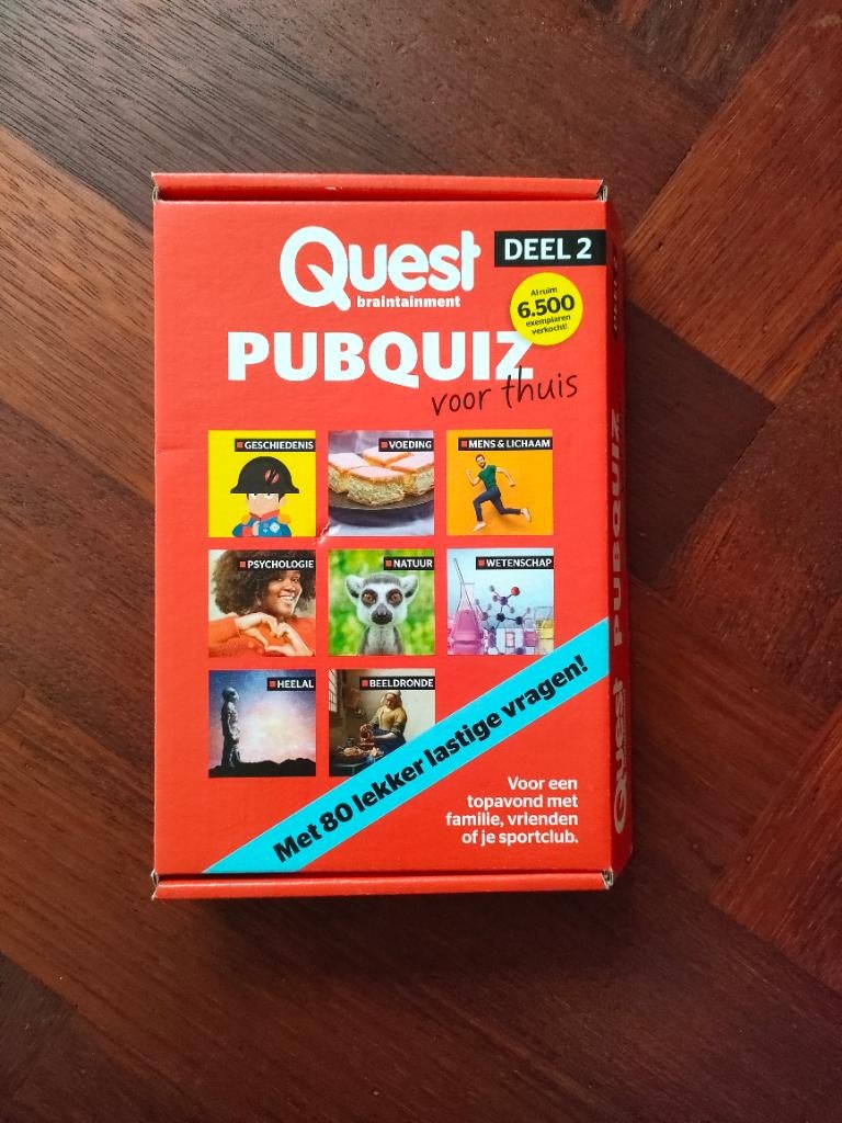 Quest Pubquiz  deel 2, Ophalen, Nieuw