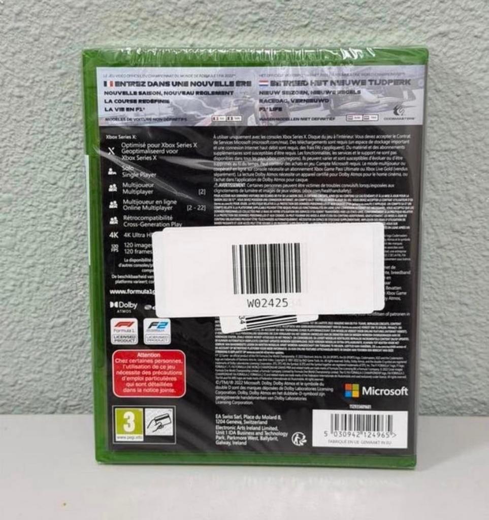F1 22 - Xbox Series X Nieuw in plastic x-box formule 1 race, Nieuw, Ophalen of Verzenden, H, H