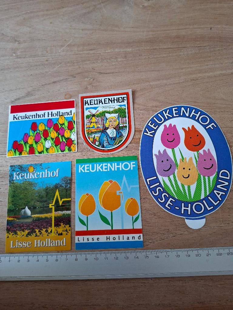 Stickers Keukenhof Lisse, Ophalen of Verzenden, Zo goed als nieuw, Bedrijf of Vereniging