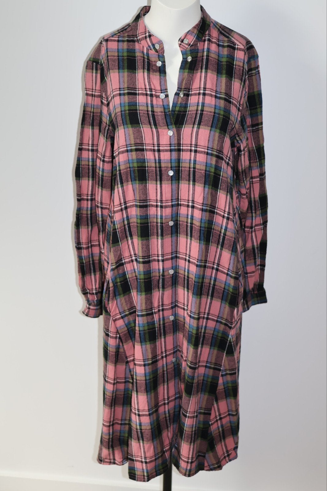 Lollys Laundry Geruite Jurk Roze Maat 36 / S, NL, Lollys Laundry.nl, Ophalen of Verzenden, Zo goed als nieuw