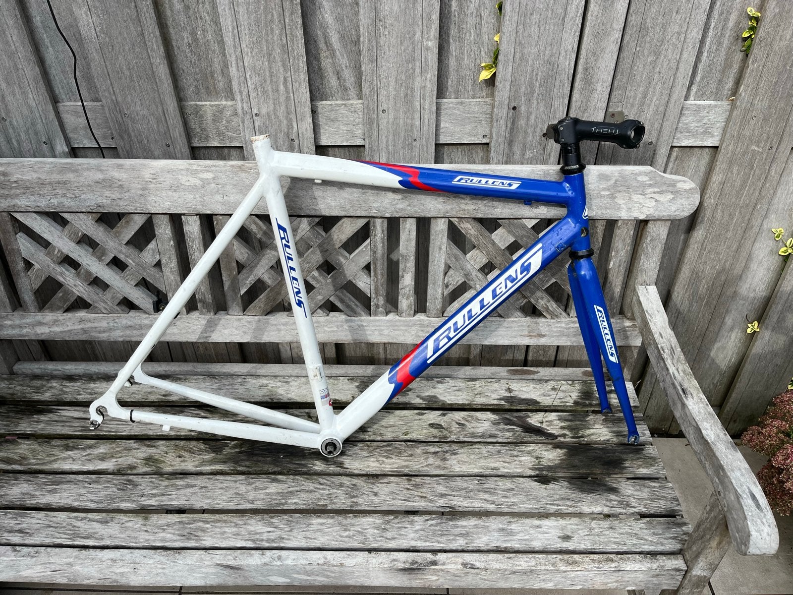 Vintage RULLENS Racefiets Frameset Columbus Aluminium, Fietsen en Brommers, Frame, Gebruikt, Ophalen of Verzenden, Aluminium