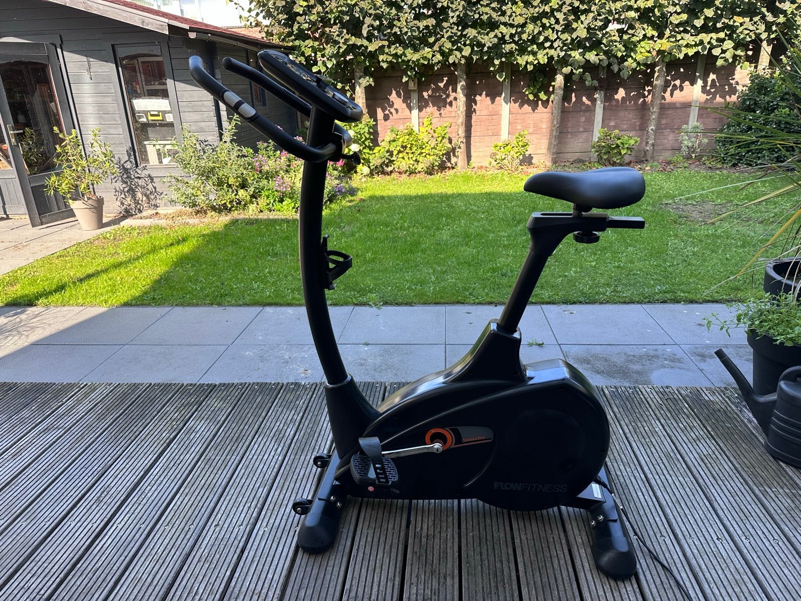 Flow Fitness Stelvio Pro Hometrainer - Zo goed als nieuw, Ophalen of Verzenden, Zo goed als nieuw, Metaal, Benen