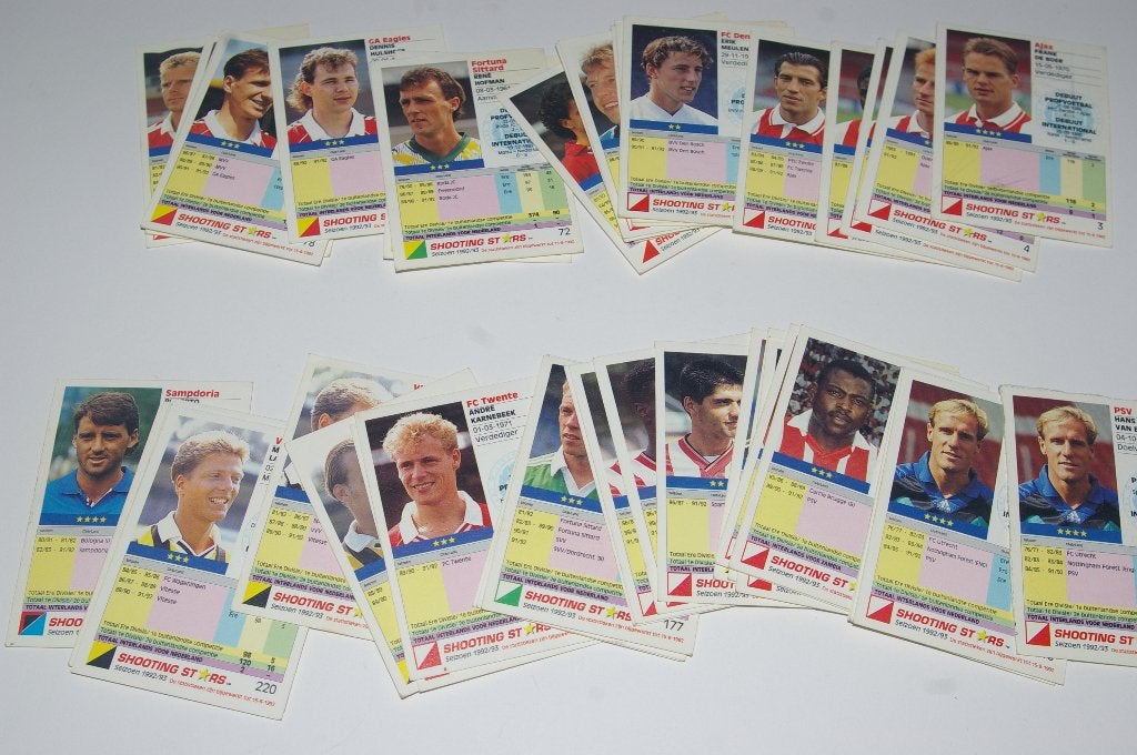 Shooting st*rs voetbal plaatjes seizoen 1992-93, Ophalen of Verzenden, Overige binnenlandse clubs, Poster, Plaatje of Sticker