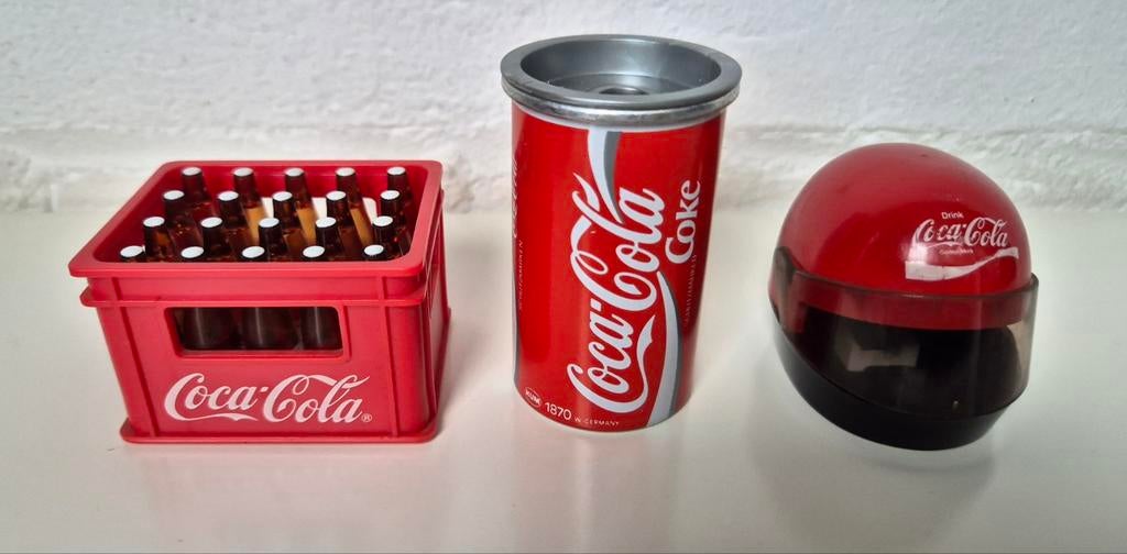 Vintage Coca-Cola puntenslijpers, Ophalen of Verzenden, Zo goed als nieuw, Gebruiksvoorwerp