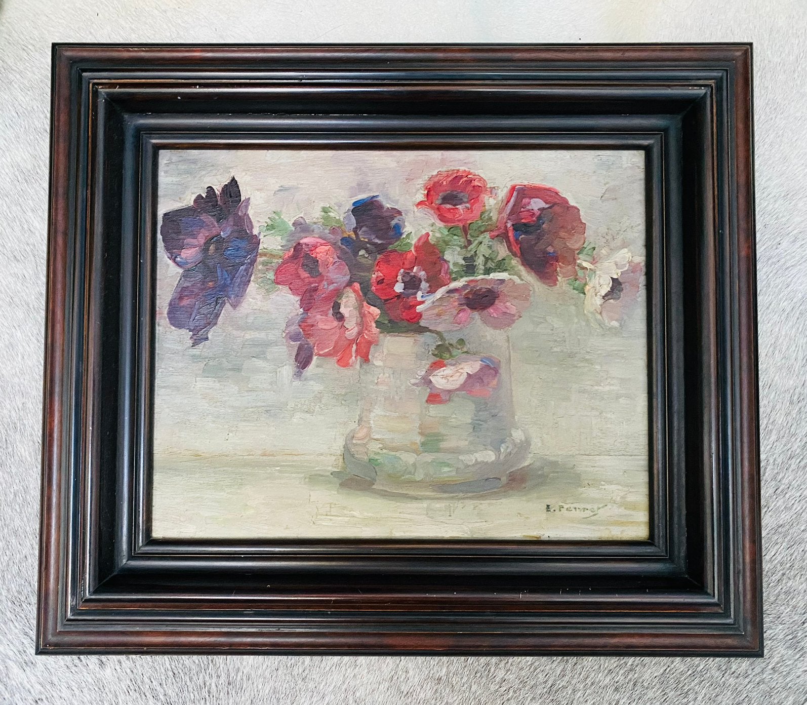 Schilderij olieverf op doek., Ophalen