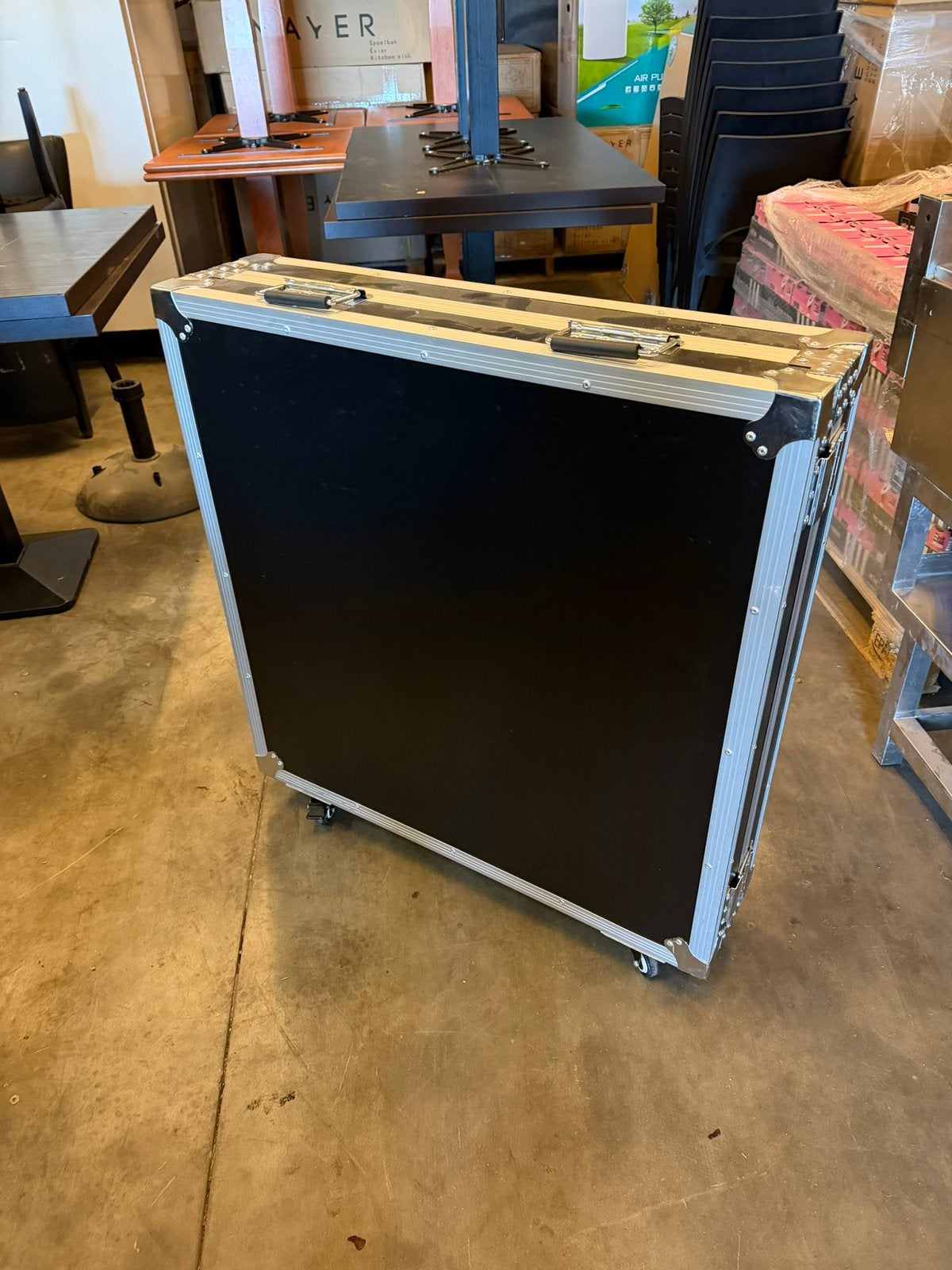 Professionele Flightcase op wielen (83 x 91 x 20 cm), Ophalen, Zo goed als nieuw, Overige instrumenten, Flightcase