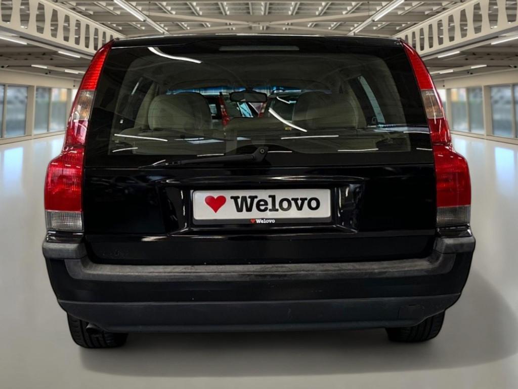 Volvo V70 2.3 T-5 Comfort Line Incl. BTW, Rijklaar+garantie,, Traction-control, 1574 kg, Leder en Stof, Zwart
