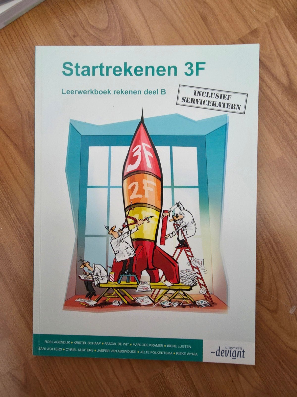 Rob Lagendijk - 3F startrekenen deel b, Boeken, Rob Lagendijk; Rieke Wynia; Kristel Schaap; Irene Lugten; Mar..., Ophalen of Verzenden