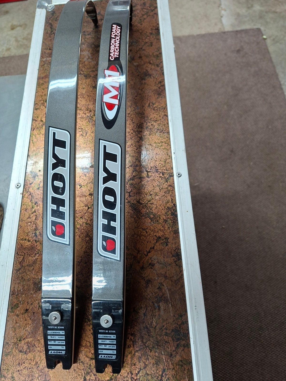 Hoyt M1 Latten 28 lbs, Ophalen, Gebruikt