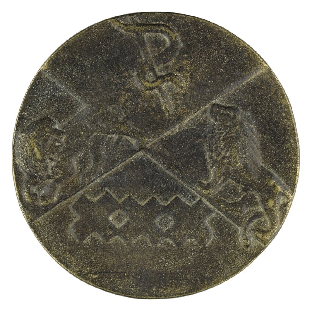 BRONZEN PENNING Eric Claus AMSTERDAMSCHE SPECIALISTEN, Verzenden, Brons, Nederland