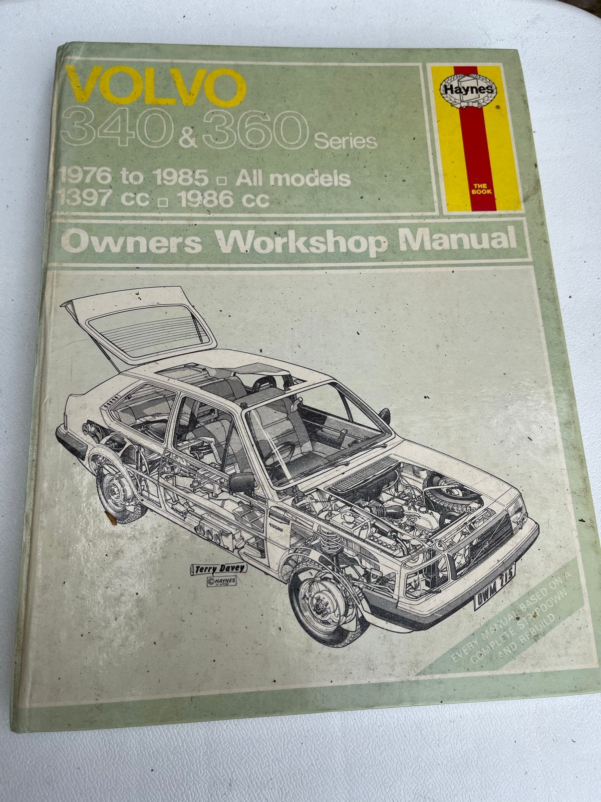 Haynes Werkplaatshandboek Volvo 340 & 360 (1976-1985), Ophalen of Verzenden, Gelezen, Volvo