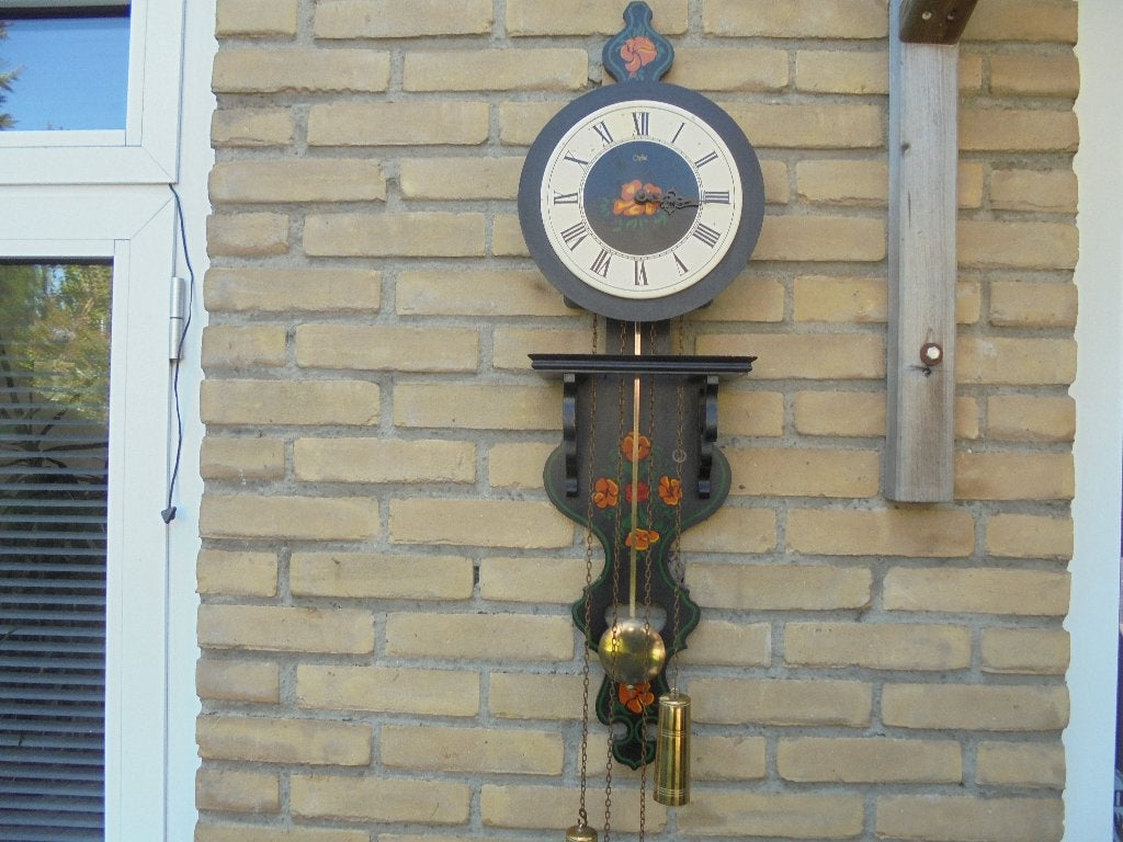 Wandklok   Zie foto,s, Ophalen, Gebruikt, Wandklok