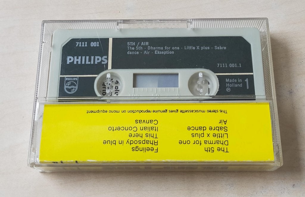 Ekseption - 5th Cassette MC 1969/19??, Gebruikt, 1 bandje, Ophalen of Verzenden, Pop