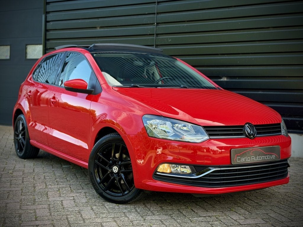 Volkswagen Polo 1.2 TSI Highline PANO|STOELVERW|PDC|CLIMA|CR, Auto's, Keurmerk '100% Onderhouden', Stof, Gebruikt, 4 cilinders