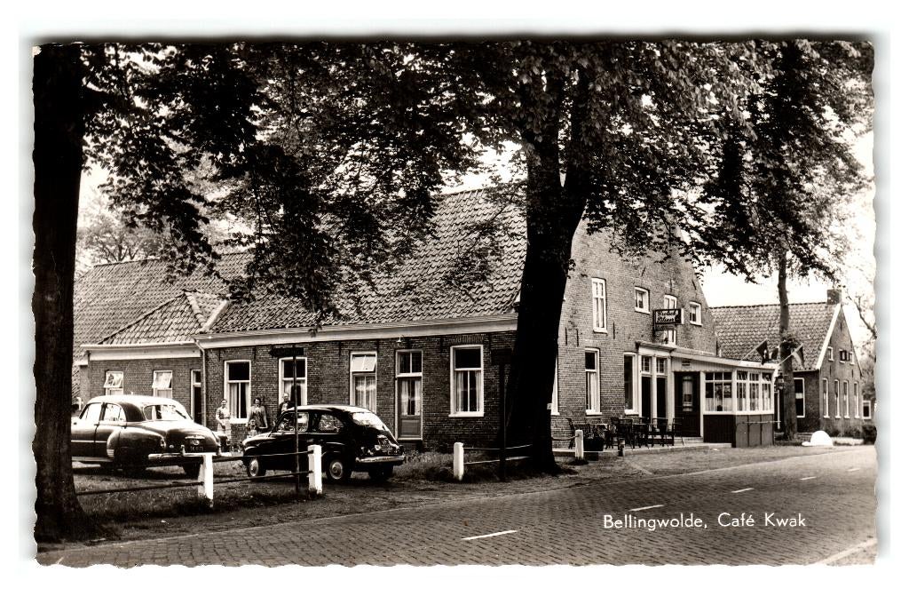 Bellingwolde, Café Kwak, Verzenden, 1960 tot 1980, Gelopen, Groningen