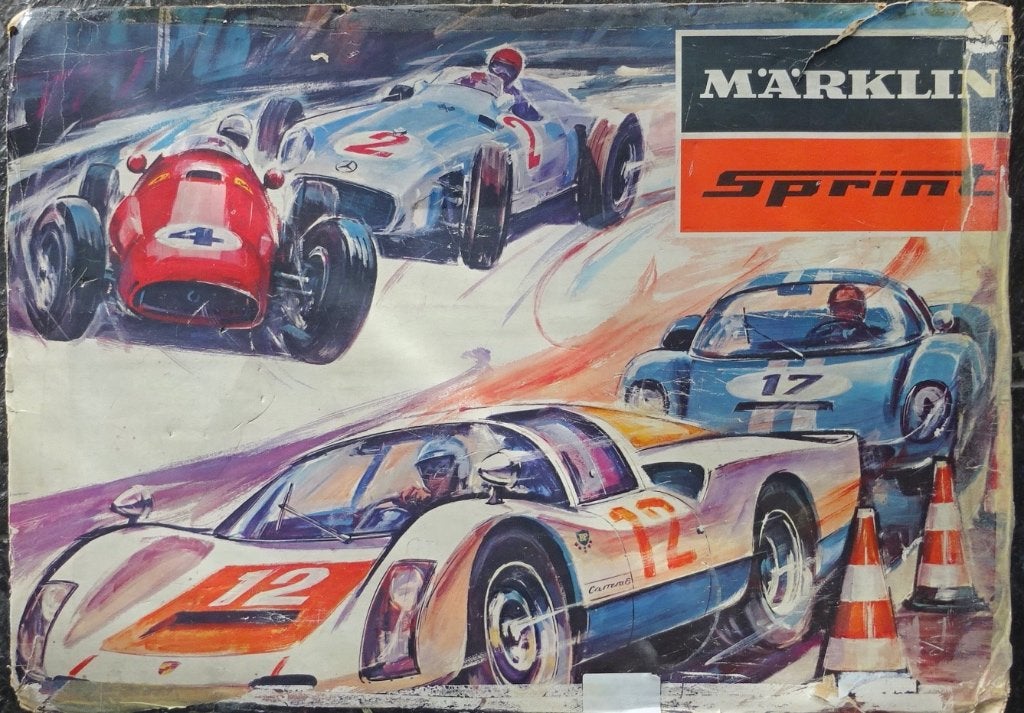 Marklin Sprint racebaan + veel extra baanstukken, Overige merken, Ophalen of Verzenden, Elektrisch, Racebaan