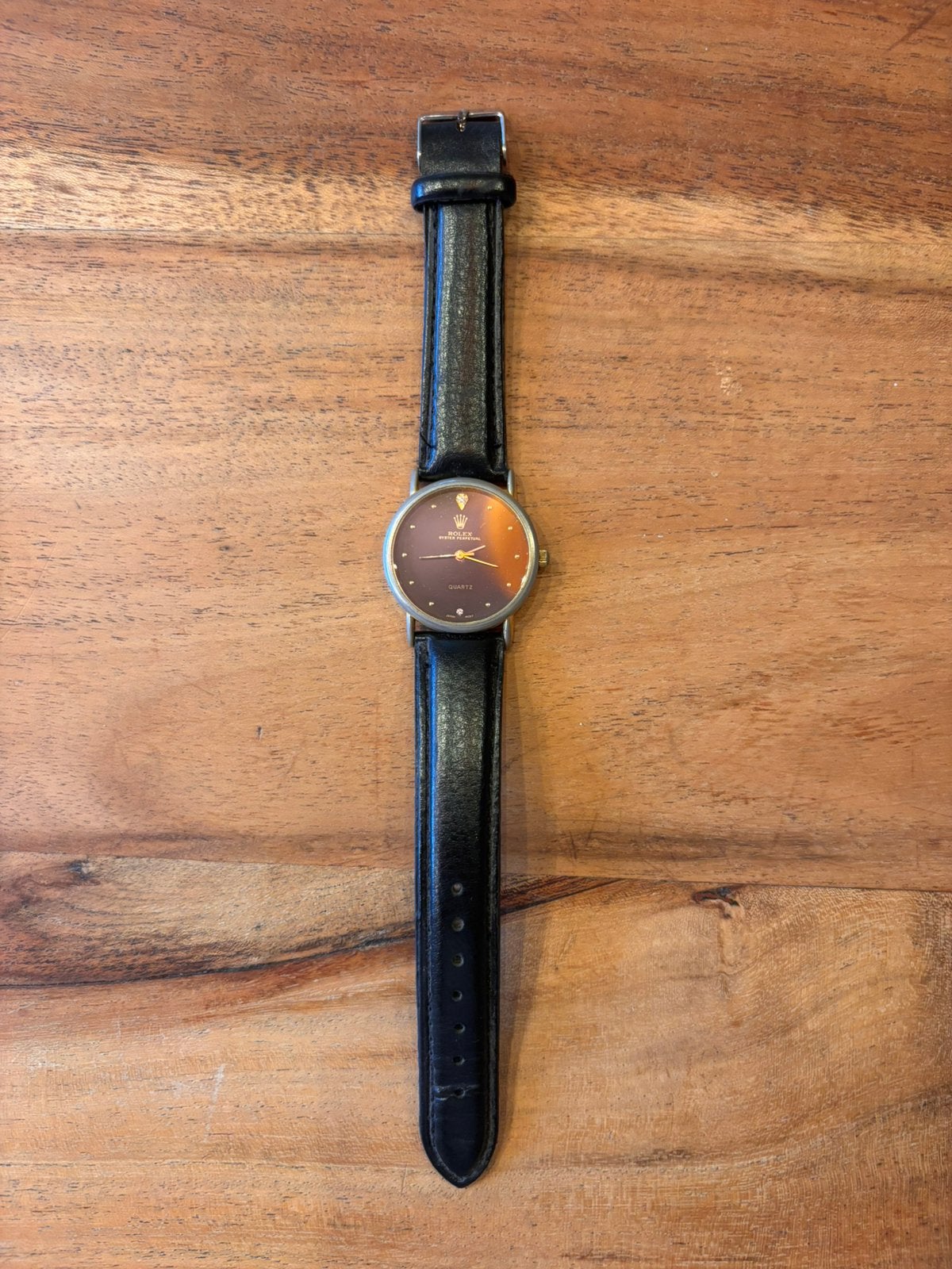 Dames horloge, Verzenden, Polshorloge, Leer, Gebruikt
