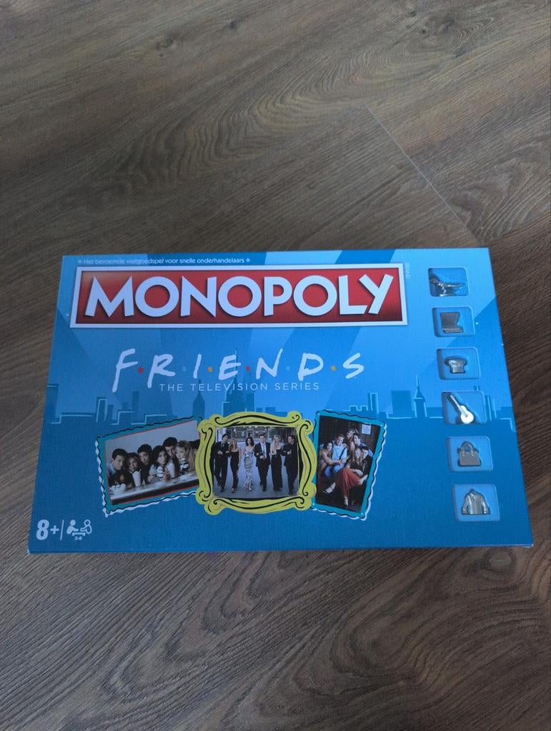 Monopoly Friends - The Television Series Editie, Vijf spelers of meer, Ophalen, Zo goed als nieuw, Hasbro