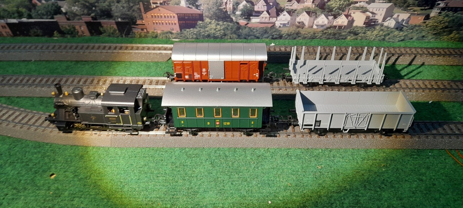 Marklin zwitserse startset digitale locomotief C rails Nieuw, Ophalen, Wisselstroom, Treinset, Nieuw