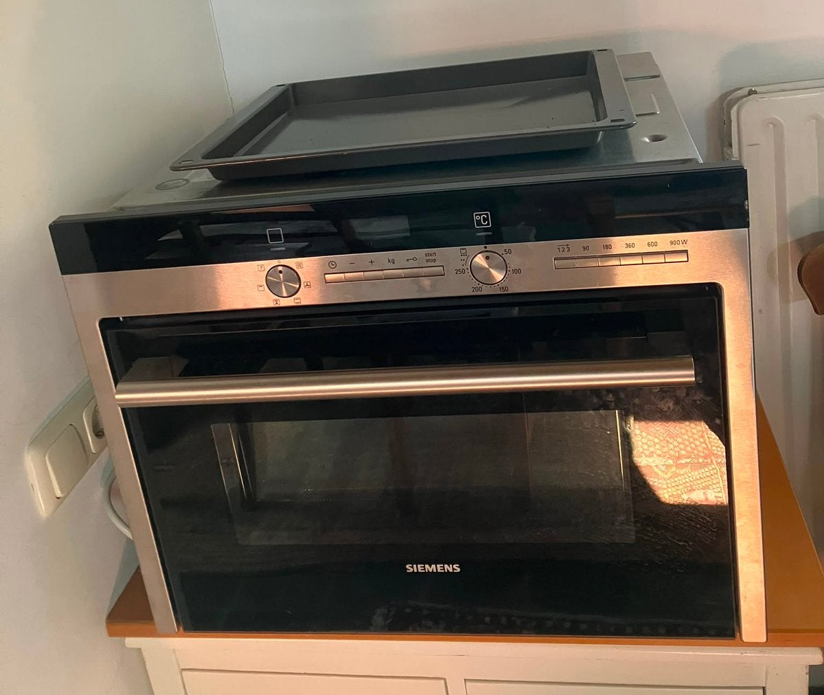 Siemens inbouw oven combi magnetron, Witgoed en Apparatuur, Ophalen, Gebruikt, Siemens, Combi-oven